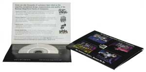 business card cd mailer