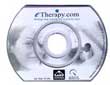 business card cd-r  hockey rink shaped