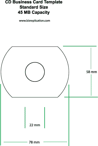 45 Mb Business Card Cd Template