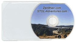 DVD business card in vinyl sleeve