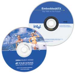 DVD-R media printing sample with gloss paper label