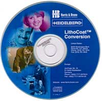 cd-r printing, paper label sample