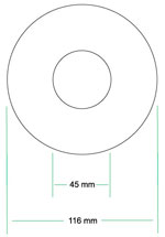 standard cd printing template