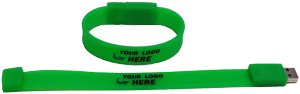 green usb wrist band